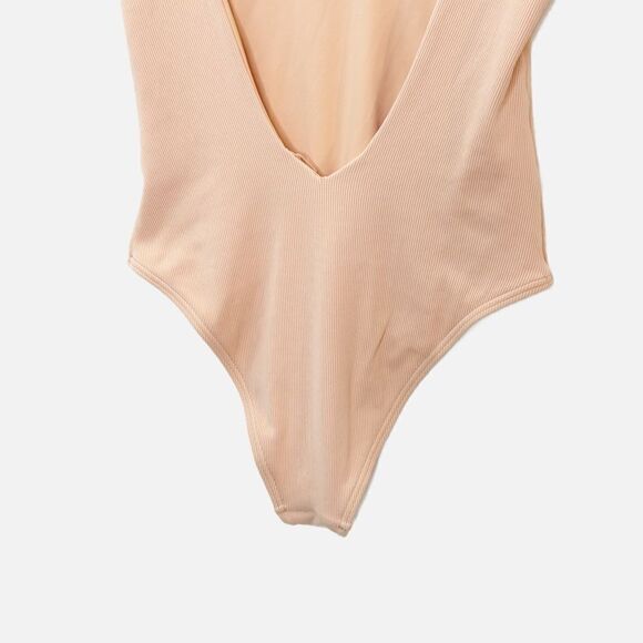 L Space Arizona Ribbed One Piece Swimsuit Desert Rose Size 8 - Picture 9 of 15